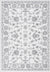 Charleston Elegance Collection Area Rug -  Seaport (white Gray) Rectangle white Gray Main