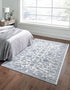 Charleston Elegance Collection Area Rug -  Seaport (white Gray)