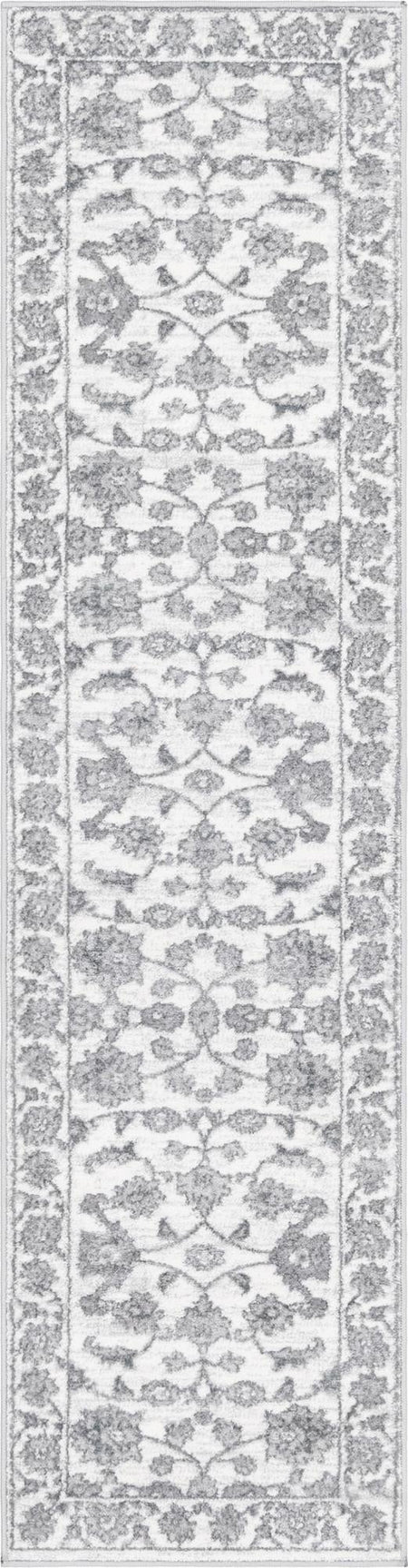 Charleston Elegance Collection Area Rug -  Seaport (white Gray)