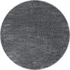 Cozy Comfort Shag Collection Area Rug - Haven (Pebble Gray) Round Pebble Gray  lifestyle 8