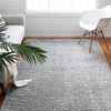 Cozy Comfort Shag Collection Area Rug - Haven (Cloud Gray) Rectangle Cloud Gray  lifestyle 3