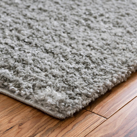 Cozy Comfort Shag Collection Area Rug - Haven (Cloud Gray)