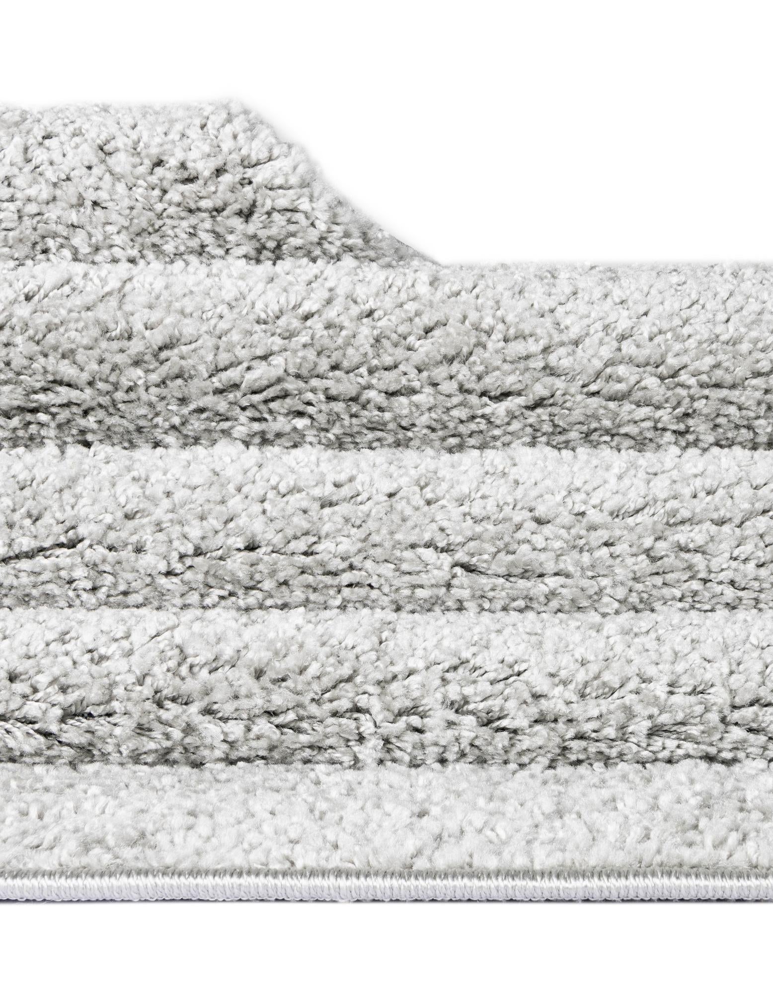 Cozy Comfort Shag Collection Area Rug - Haven (Cloud Gray)