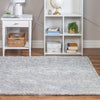 Cozy Comfort Shag Collection Area Rug - Haven (Cloud Gray) Square Cloud Gray  lifestyle 10