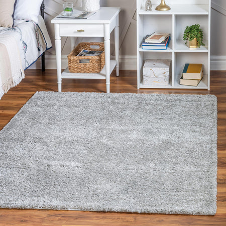 Cozy Comfort Shag Collection Area Rug - Haven (Cloud Gray)