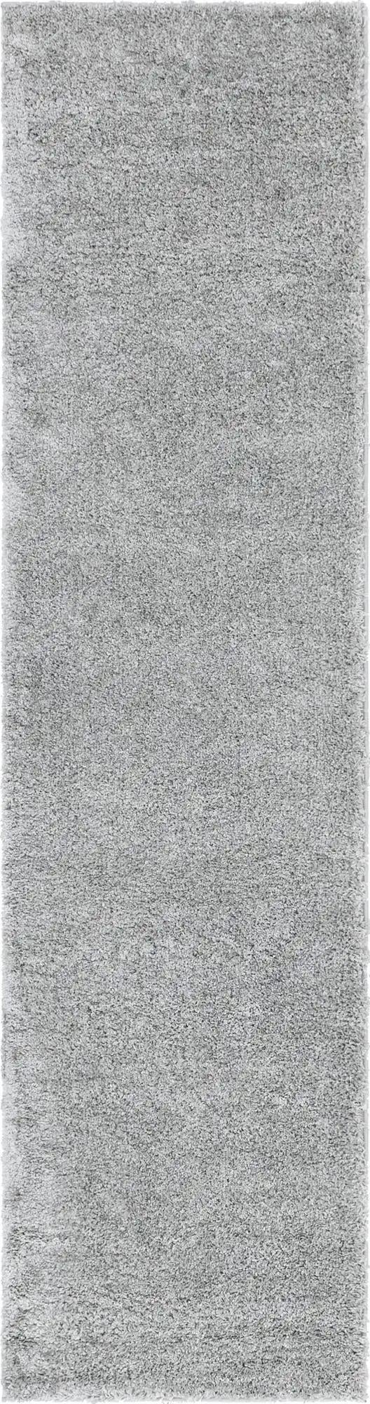 Cozy Comfort Shag Collection Area Rug - Haven (Cloud Gray) Runner Cloud Gray  lifestyle 9