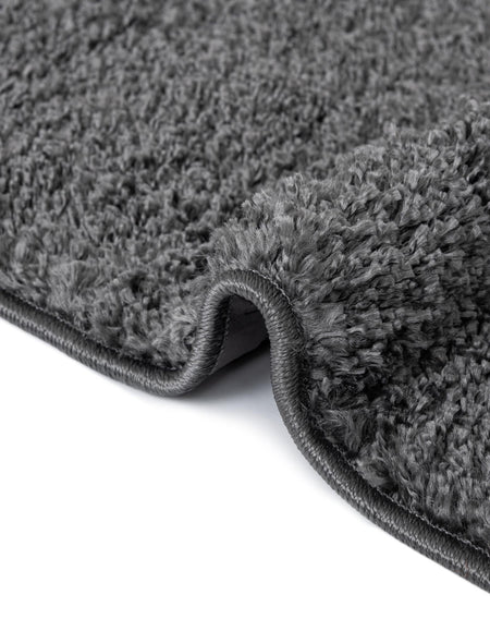 Cozy Comfort Shag Collection Area Rug - Haven (Smoke Gray)