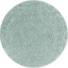 Cozy Comfort Shag Collection Area Rug - Haven (Sage Green) Round Sage Green  lifestyle 17