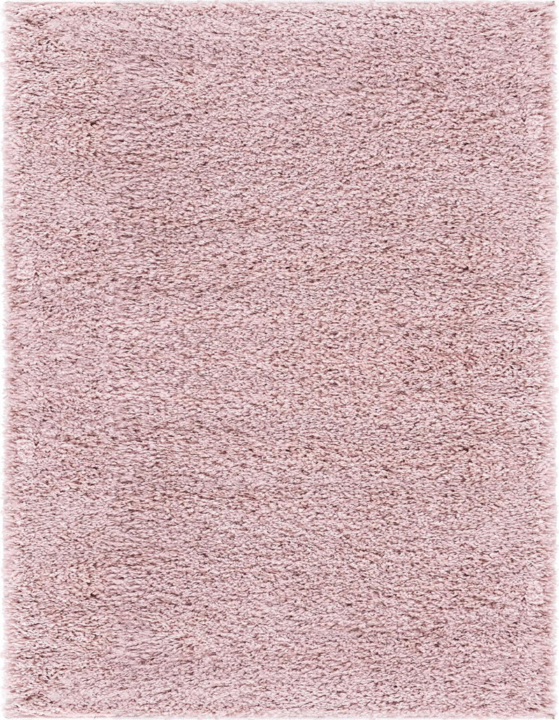 Cozy Comfort Shag Collection Area Rug - Haven (Pink) Rectangle Pink Main