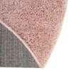 Cozy Comfort Shag Collection Area Rug - Haven (Pink) Round Pink  lifestyle 41