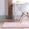 Cozy Comfort Shag Collection Area Rug - Haven (Pink) Runner Pink  lifestyle 27