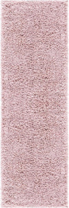 Cozy Comfort Shag Collection Area Rug - Haven (Pink) Runner Pink  lifestyle 18