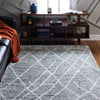 Cozy Haven Shag Collection Area Rug - Serenity (Cloud Gray) Rectangle Cloud Gray  lifestyle 3