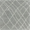 Cozy Haven Shag Collection Area Rug - Serenity (Cloud Gray) Square Cloud Gray  lifestyle 16