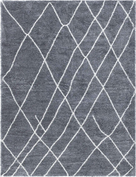 Cozy Haven Shag Collection Area Rug - Serenity (Pebble Gray)