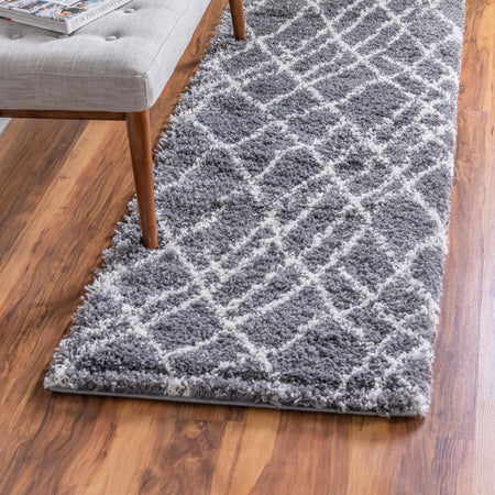 Cozy Haven Shag Collection Area Rug - Serenity (Pebble Gray)