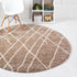 Cozy Haven Shag Collection Area Rug - Serenity (Khaki)