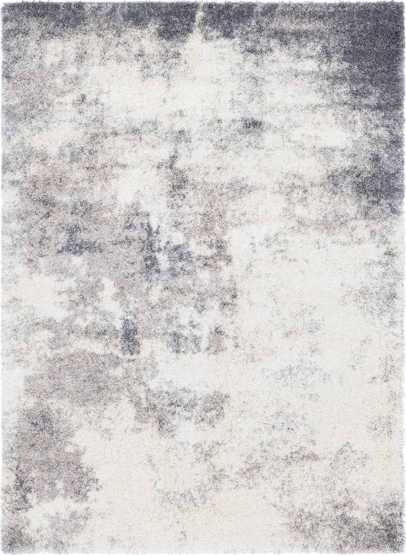 Cozy Haven Shag Collection Area Rug -  Tranquility (Pebble Gray) Rectangle Pebble Gray Main