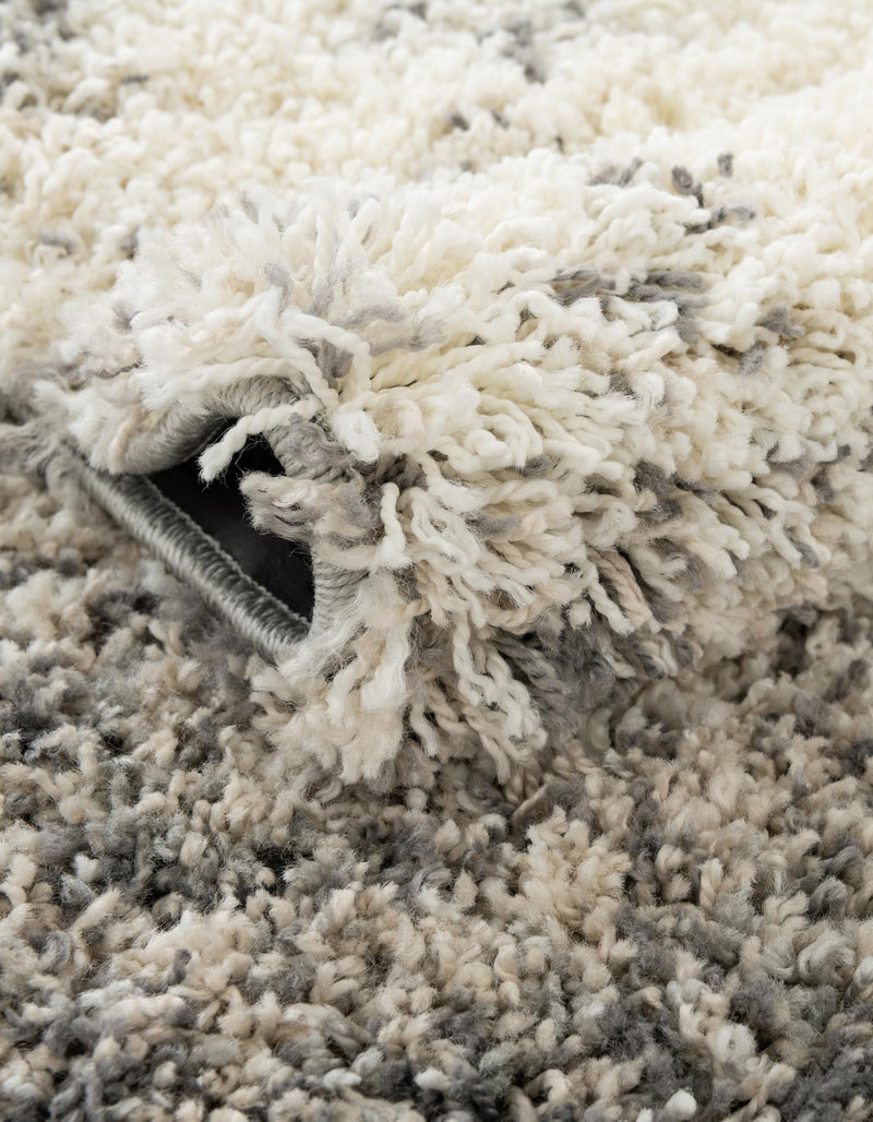 Cozy Haven Shag Collection Area Rug -  Tranquility (Pebble Gray) Rectangle Pebble Gray  lifestyle 6