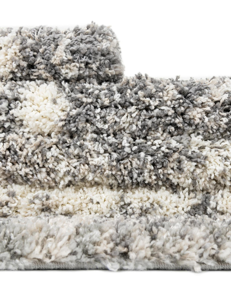 Cozy Haven Shag Collection Area Rug -  Tranquility (Pebble Gray) Rectangle Pebble Gray  lifestyle 14