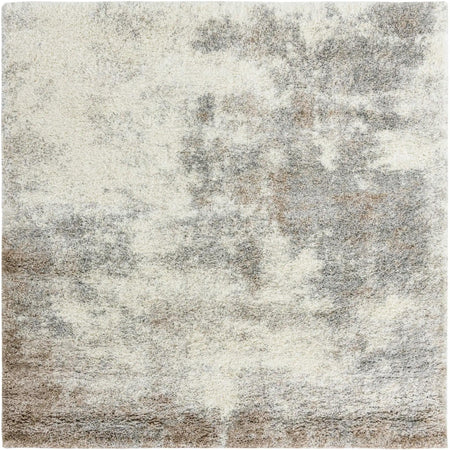 Cozy Haven Shag Collection Area Rug -  Tranquility (Khaki)