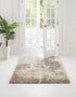 Cozy Haven Shag Collection Area Rug -  Tranquility (Khaki)