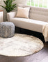 Cozy Haven Shag Collection Area Rug -  Tranquility (Khaki)