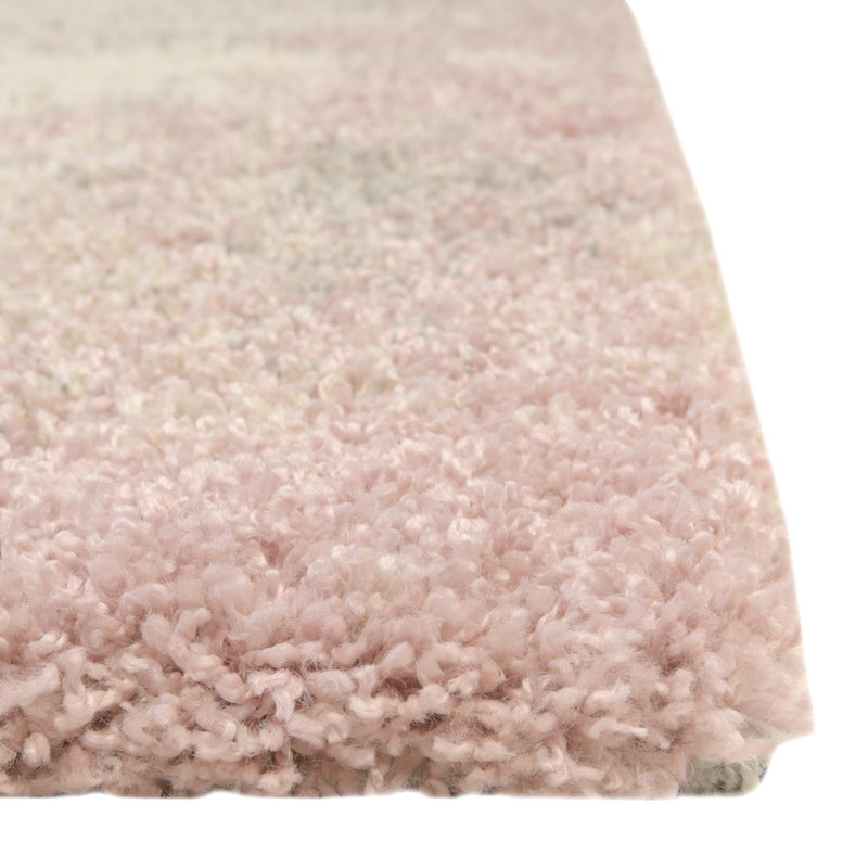 Cozy Haven Shag Collection Area Rug -  Tranquility (Pink) Rectangle Pink  lifestyle 6