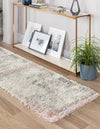 Cozy Haven Shag Collection Area Rug -  Tranquility (Pink) Runner Pink  lifestyle 22