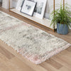 Cozy Haven Shag Collection Area Rug -  Tranquility (Pink) Runner Pink  lifestyle 55