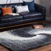 Cozy Haven Shag Collection Area Rug -  Oasis Rectangle Smoke Gray  lifestyle 6