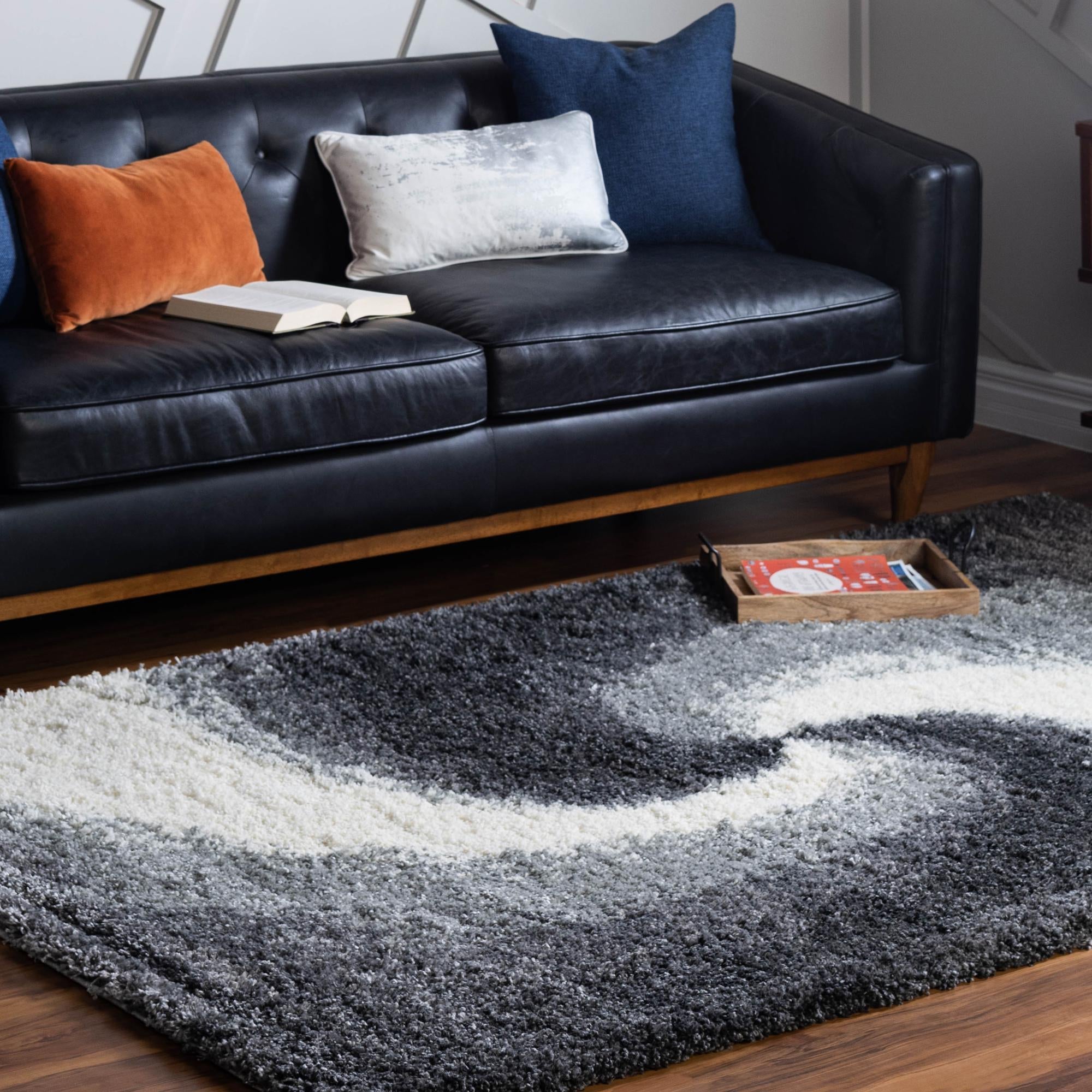 Cozy Haven Shag Collection Area Rug -  Oasis