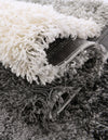 Cozy Haven Shag Collection Area Rug -  Oasis Rectangle Smoke Gray  lifestyle 39