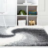 Cozy Haven Shag Collection Area Rug -  Oasis Square Smoke Gray  lifestyle 61