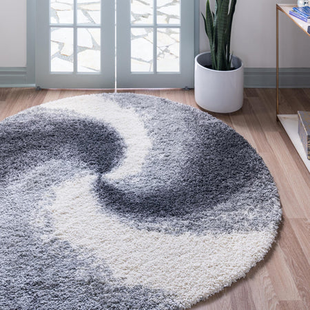 Cozy Haven Shag Collection Area Rug -  Oasis