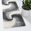 Cozy Haven Shag Collection Area Rug -  Oasis Runner Smoke Gray  lifestyle 62