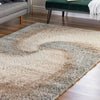 Cozy Haven Shag Collection Area Rug -  Oasis Rectangle Khaki  lifestyle 48