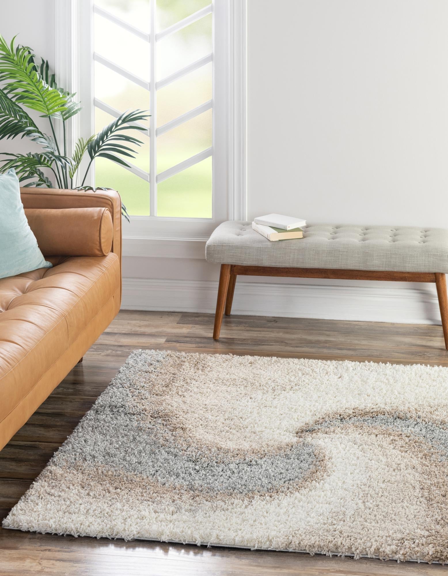 Cozy Haven Shag Collection Area Rug -  Oasis