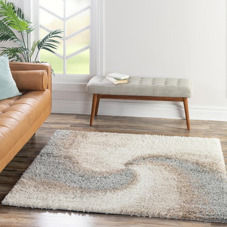 Cozy Haven Shag Collection Area Rug -  Oasis