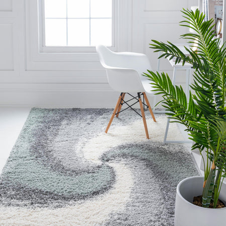 Cozy Haven Shag Collection Area Rug -  Oasis