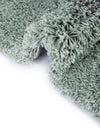 Cozy Haven Shag Collection Area Rug -  Oasis Rectangle Sage Green  lifestyle 29