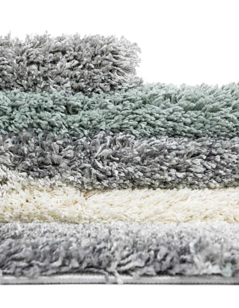 Cozy Haven Shag Collection Area Rug -  Oasis Rectangle Sage Green  lifestyle 41