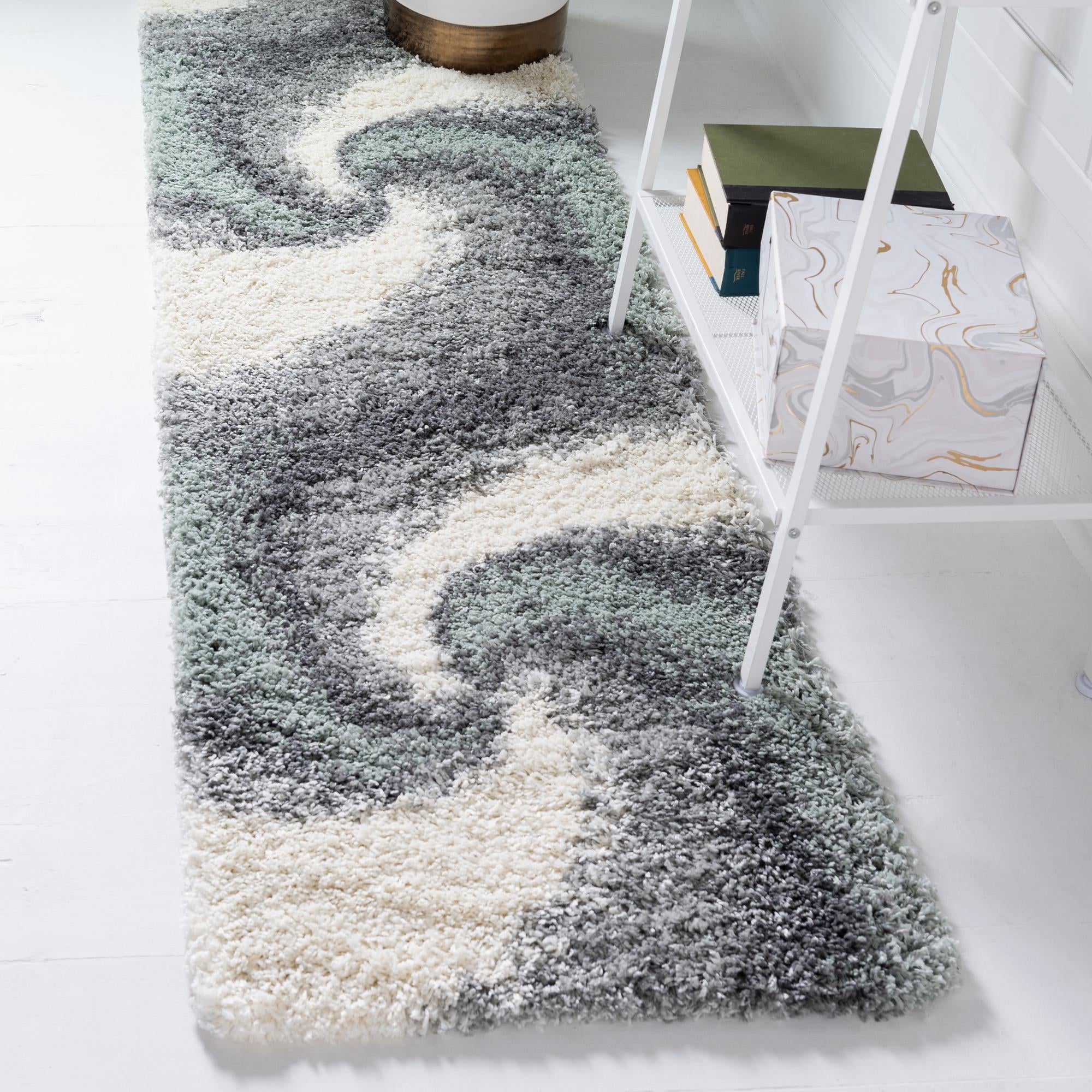 Cozy Haven Shag Collection Area Rug -  Oasis