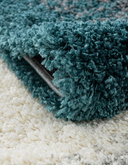 Cozy Haven Shag Collection Area Rug -  Oasis