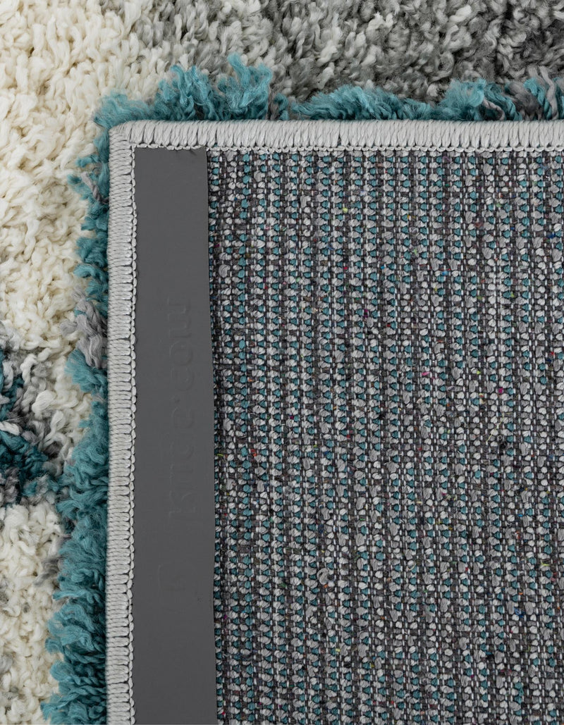 Cozy Haven Shag Collection Area Rug -  Oasis Rectangle Turquoise  lifestyle 25