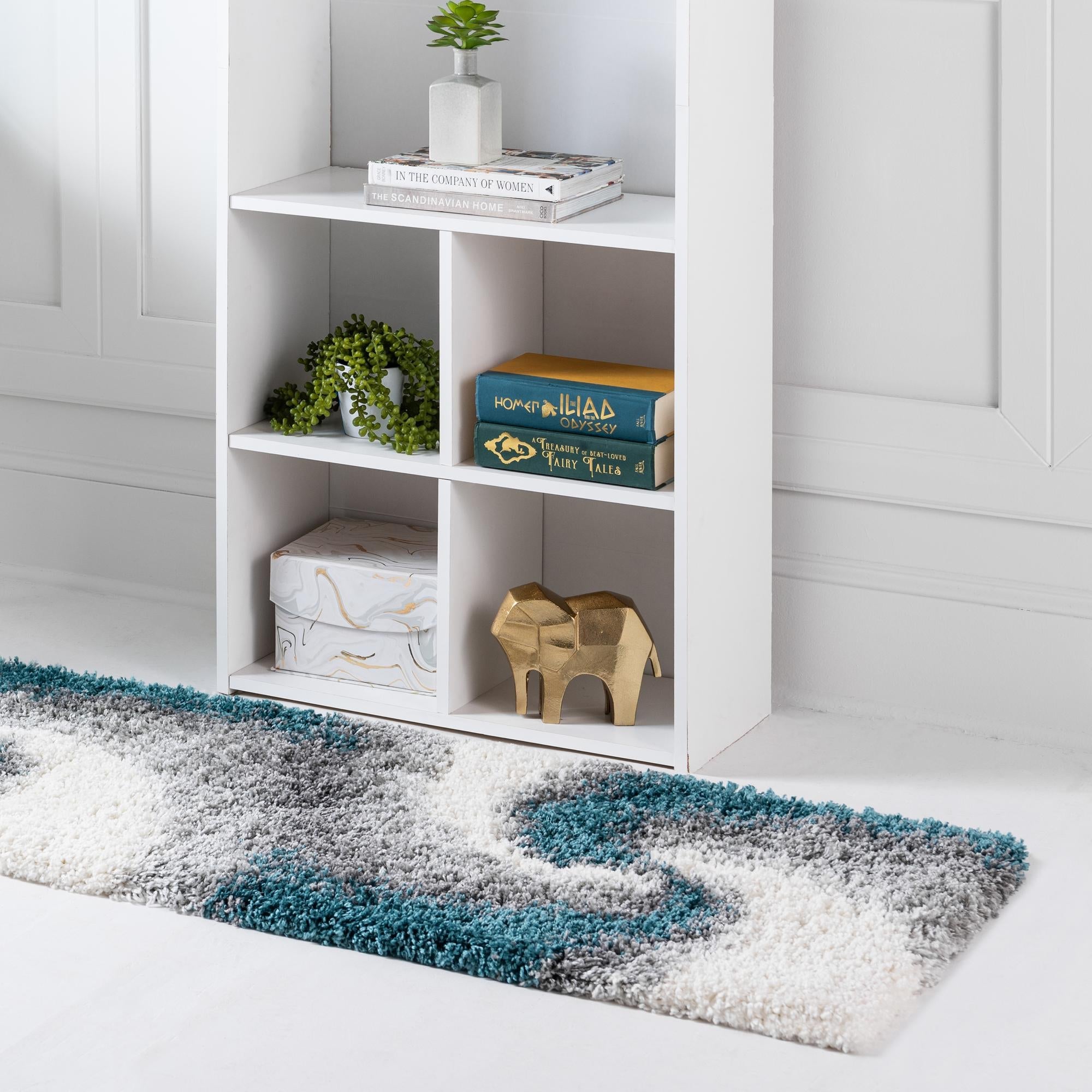 Cozy Haven Shag Collection Area Rug -  Oasis