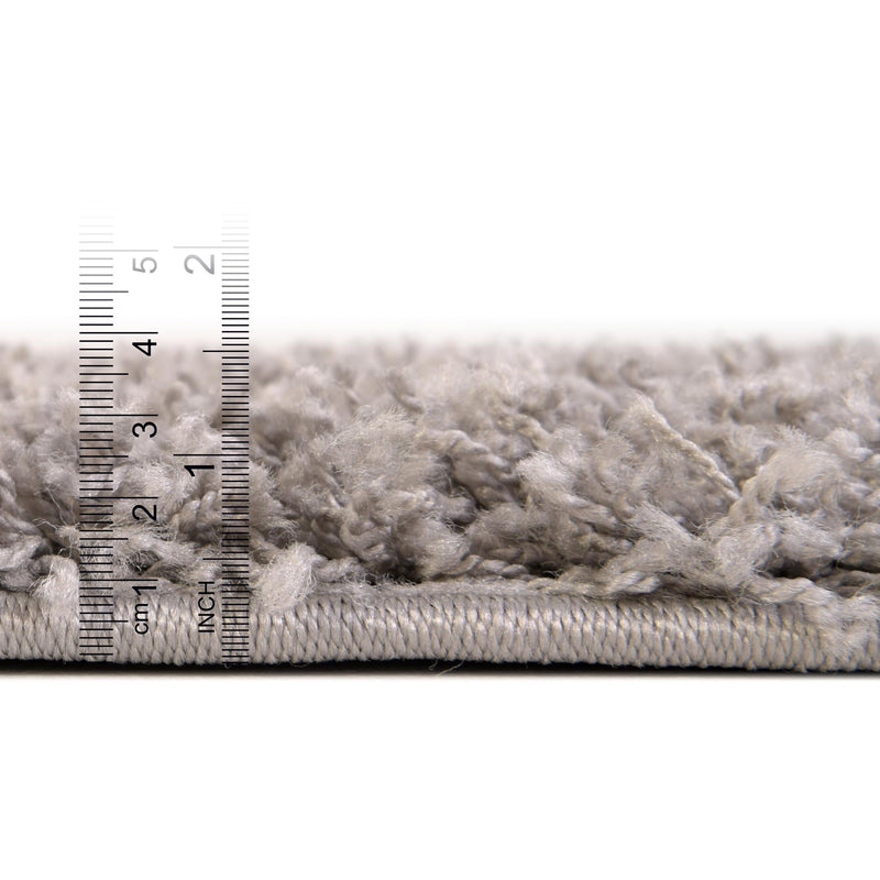 Plush Oasis Collection Area Rug - Serenity (Cloud Gray) Square Cloud Gray  lifestyle 15