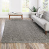 Plush Oasis Collection Area Rug - Serenity (Cloud Gray) Square Cloud Gray  lifestyle 38