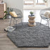 Plush Oasis Collection Area Rug - Serenity (Graphite Gray)