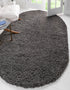 Plush Oasis Collection Area Rug - Serenity (Graphite Gray)